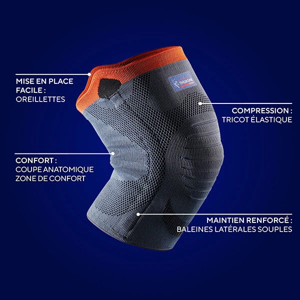 Genouillère de maintien renforcée caractéristiques produit