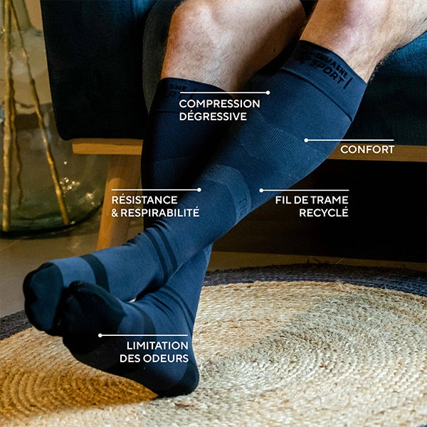 bénéfices des chaussettes de récupération