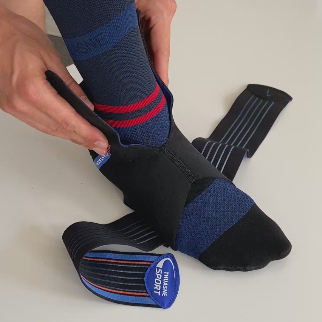 Mise en place et vue produit chevillère strapping