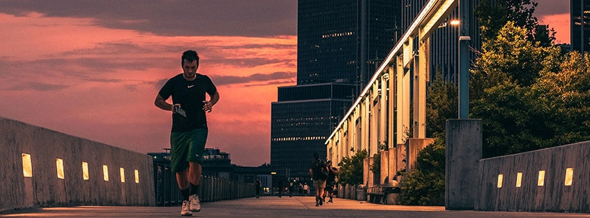 Coureur de route la nuit