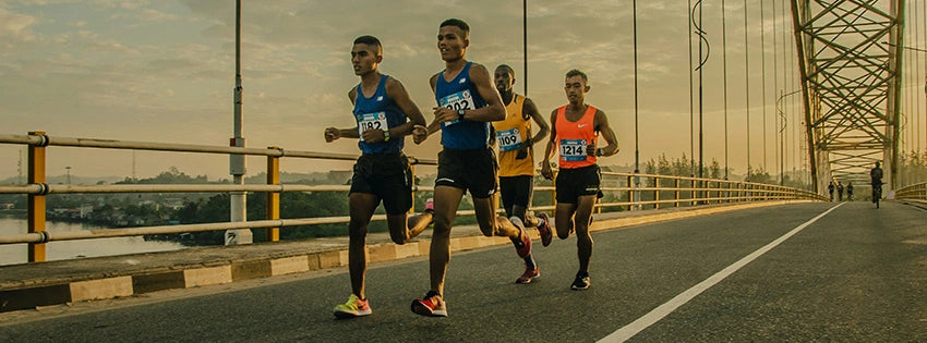 coureurs préparant le marathon