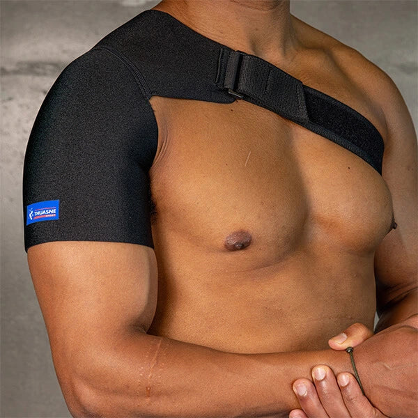 épaulière vue de face portée