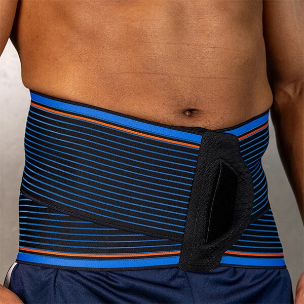ceinture lombaire de sport vue de face