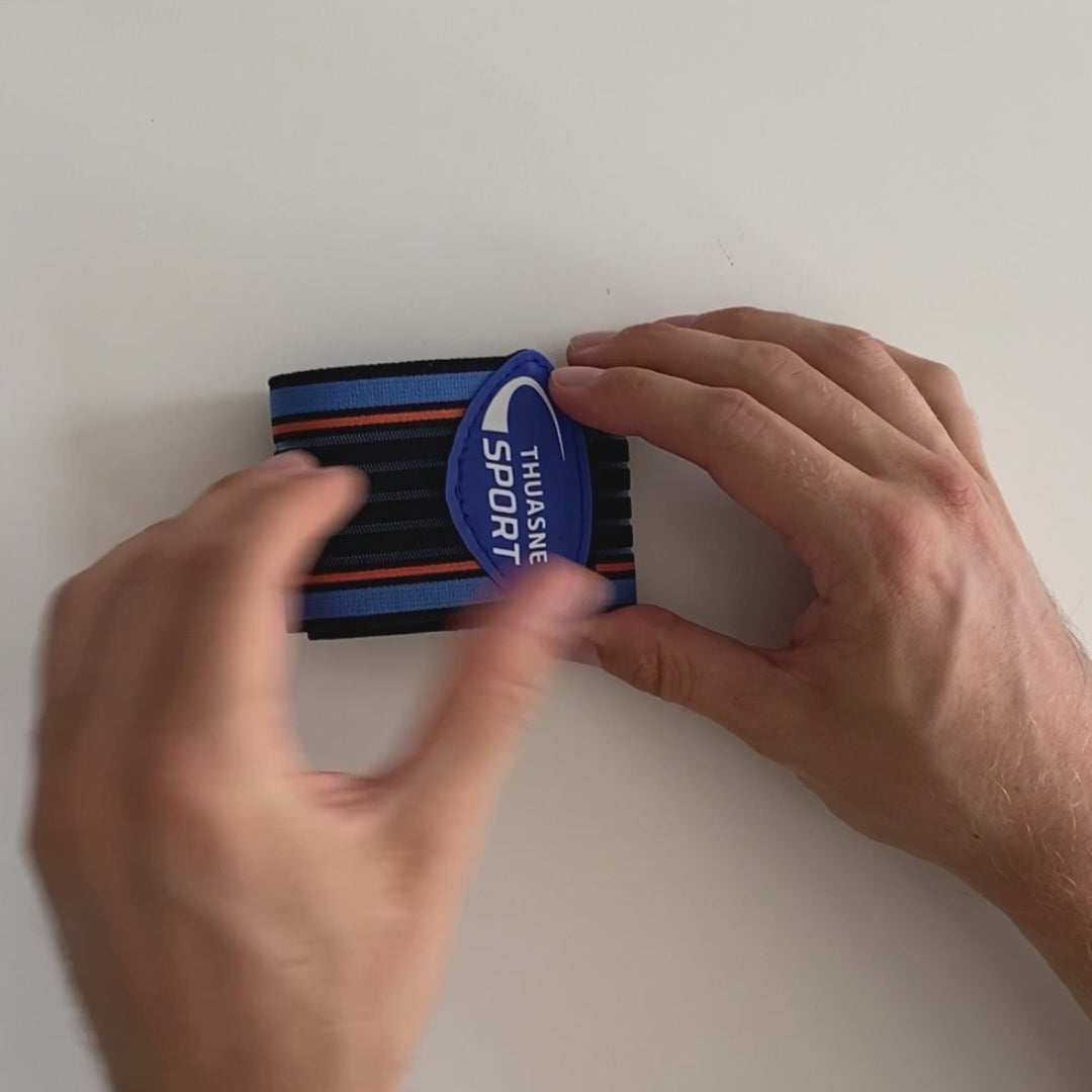 Vidéo de mise en place du bracelet strapping Thuasne Sport