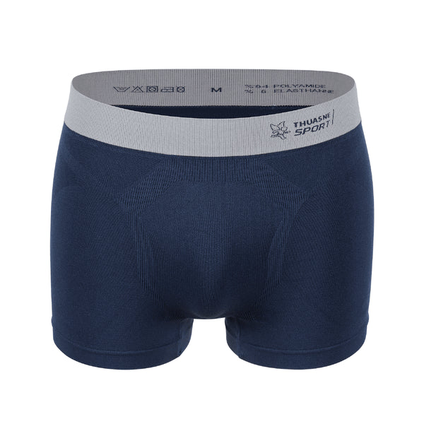 Boxer de sport ultra confortable sans couture - Coloris Bleu Marine