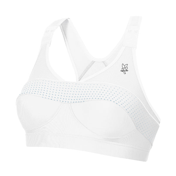 Brassière de sport Maintien Fort X Back Blanche