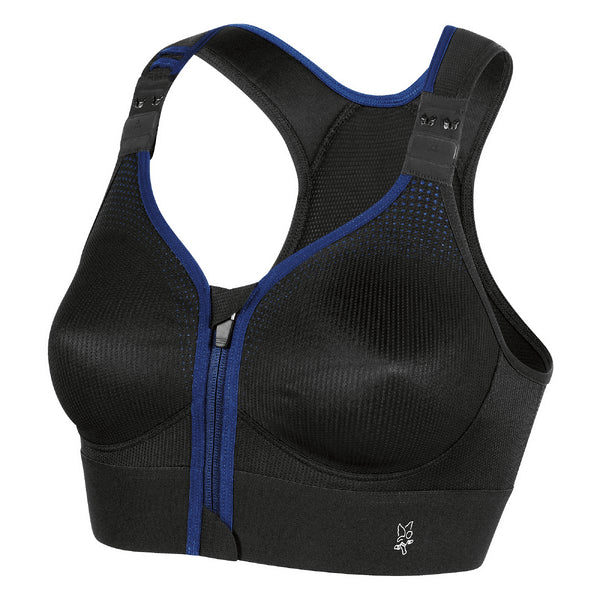 Brassière de sport maintien extrême Eazip Evolution Noire